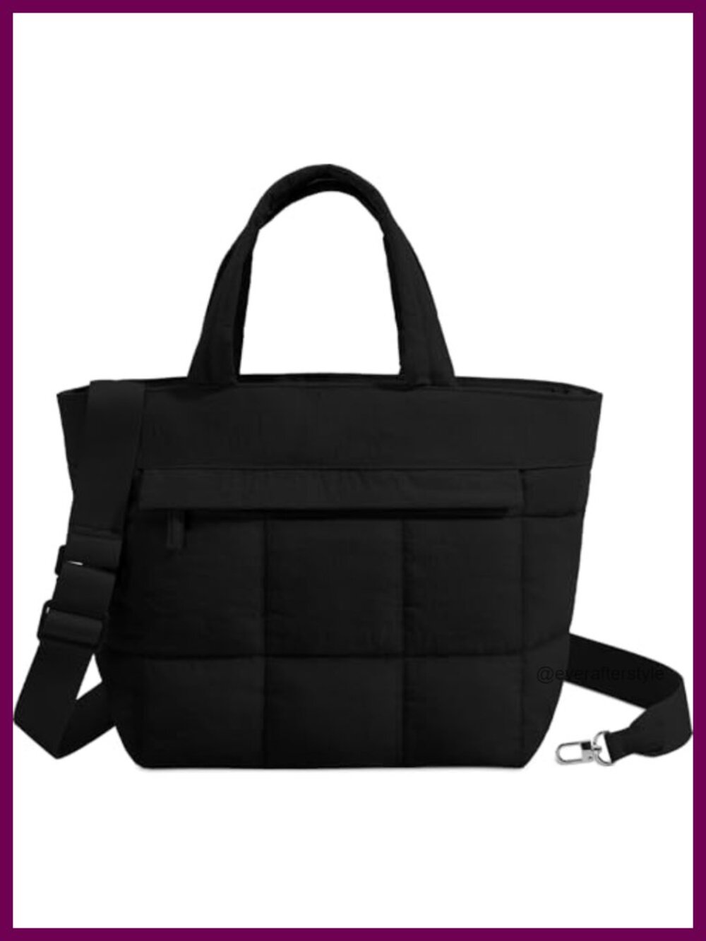 Small Puffer Tote Bag Lightweight Quilted Crossbody Satchel